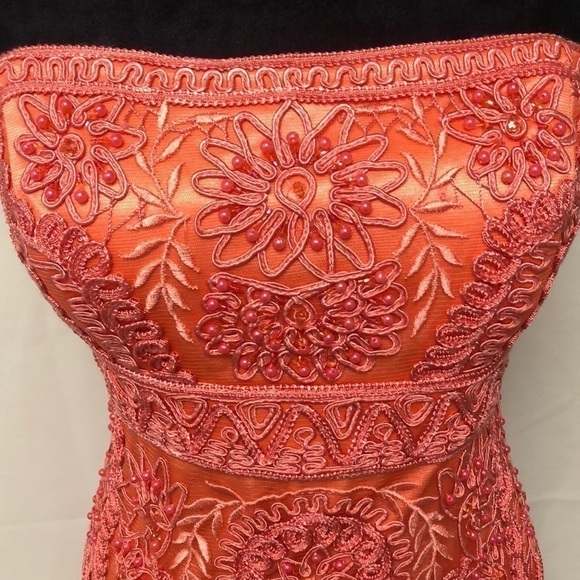 Sue Wong Strapless Cocktail Dress - Picture 3 of 10